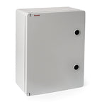 Armario eléctrico estanco FAMATEL Magna IP65 color gris con doble cierre de seguridad.