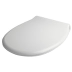 Tapa de WC TATAY Polo en color blanco brillante con diseño ergonómico y cierre estándar