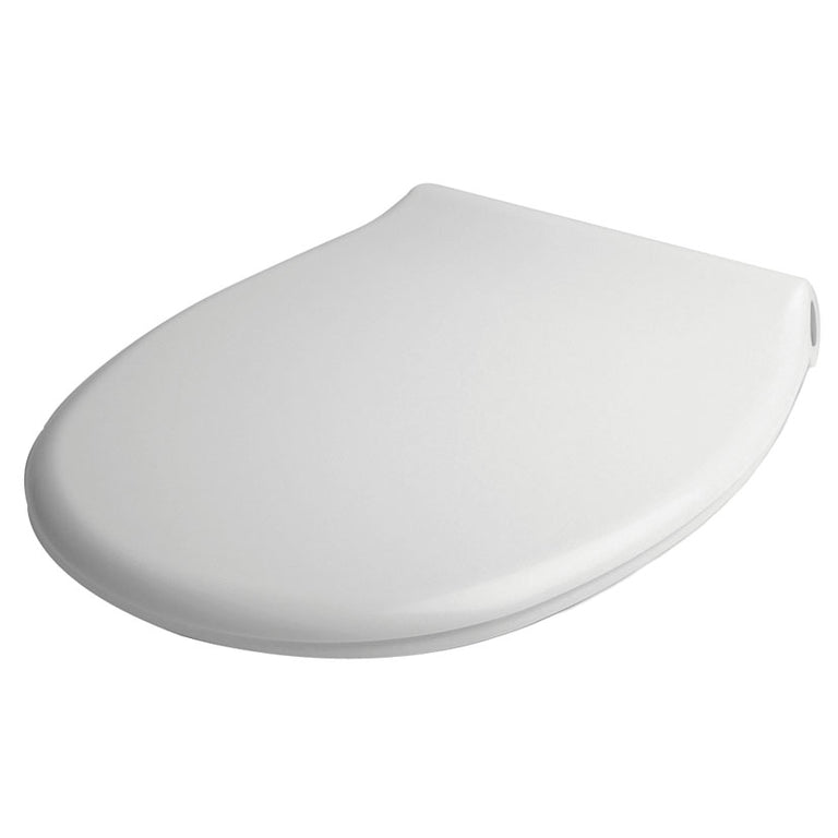 Tapa de WC TATAY Polo en color blanco brillante con diseño ergonómico y cierre estándar