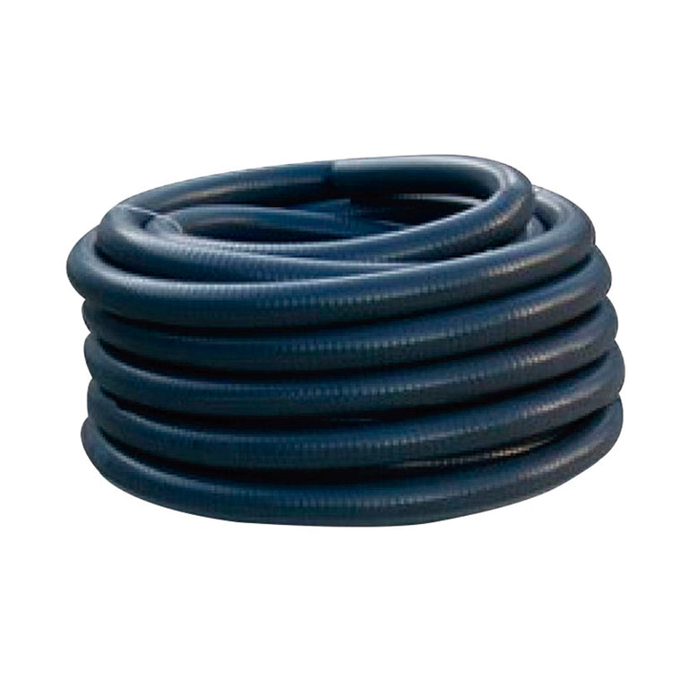 Rollo de tubería flexible de PVC Hidrotubo CREARPLAST color gris para evacuación de agua y piscinas.