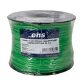 Bobina de cuerda verde EHS 4mm x 100m forrada en PVC para tendederos y exterior.