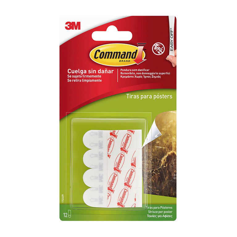 Tiras Cuelgacuadros 3m Serie Command 3m — Ganchos Adhesivos