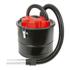 Aspirador de cenizas Habitex E438 negro y rojo con manguera flexible y boquilla de aluminio.