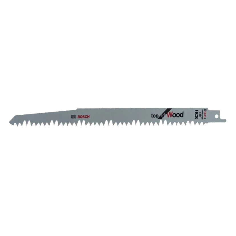 Hoja de sierra sable Bosch S 1531 L Top for Wood de 240mm para corte rápido en madera.