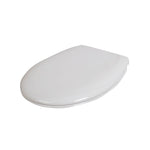 Tapa de WC Estoli Reina en color blanco con diseño ergonómico y acabado brillante de alta resistencia.