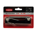 Empaque blíster del juego de llaves Torx RATIO 6293H8 mostrando las medidas T9 a T40.