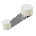 Tope retenedor BRINOX blanco 32x102mm autoadhesivo y con tornillo