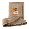 Pack de 2 sacos de yute FUN&GO de 50x80 cm en color marrón natural para almacenamiento transpirable y ecológico.