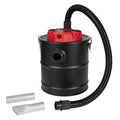 Aspirador de cenizas Habitex E440 negro con manguera flexible y boquillas metálicas de succión.