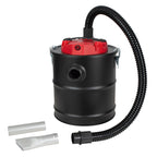 Aspirador de cenizas Habitex E440 negro con manguera flexible y boquillas metálicas de succión.
