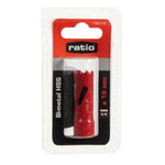 Blíster de sierra de corona bimetal HSS RATIO de 16mm con especificaciones de dentado 4/6