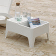 Mesa Auxiliar de Jardín Shaf Alaska con Almacenaje