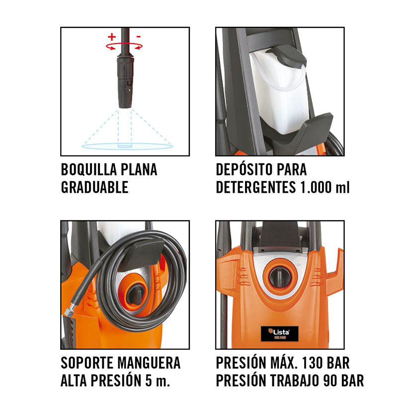 Hidrolimpiadora Lista Hdl-1600 Lista — Hidrolavadoras