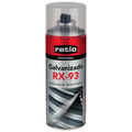 Bote de spray galvanizado profesional RATIO RX-93 de 400ml antioxidante y anticorrosivo para metales