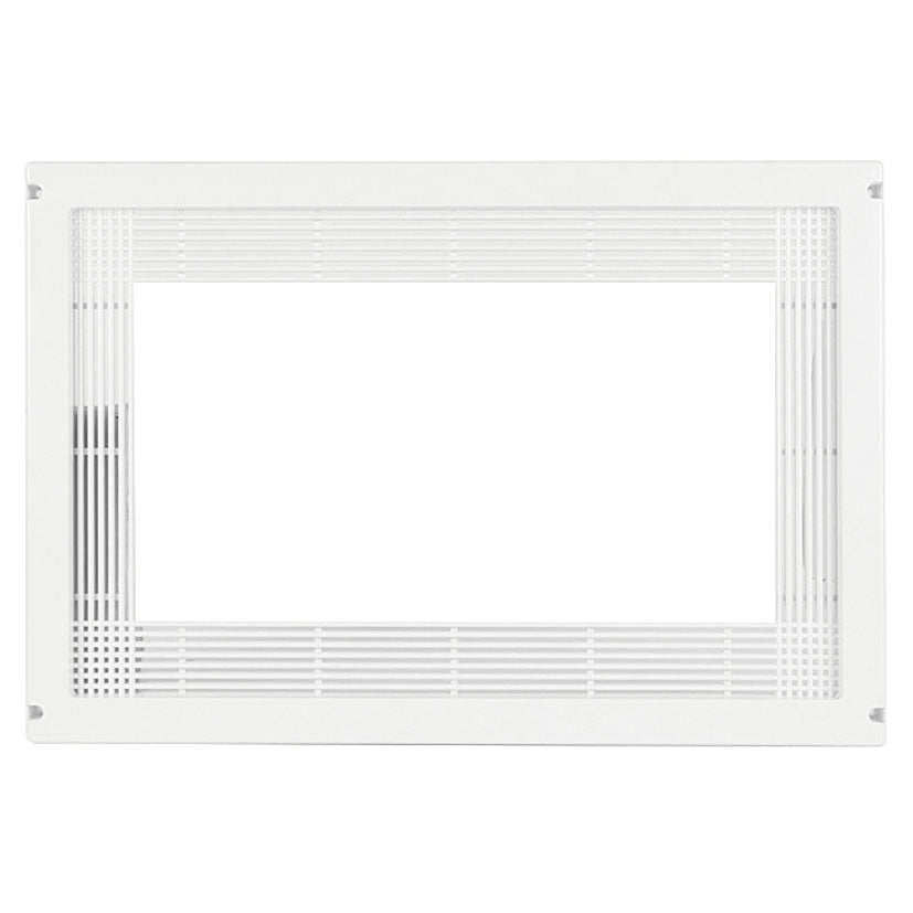 Marco para microondas universal 60x40 cm color blanco para encastrar en mueble de cocina
