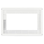 Marco para microondas universal 60x40 cm color blanco para encastrar en mueble de cocina
