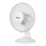 Ventilador de sobremesa Habitex S-23 color blanco con cabezal oscilante de 28 cm