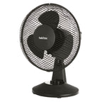 Ventilador de sobremesa Habitex S-23 color negro con 2 velocidades y 25W de potencia