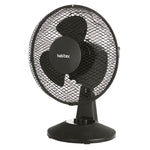 Ventilador de sobremesa Habitex S-23 color negro con 2 velocidades y 25W de potencia