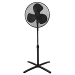 Ventilador de pie Habitex VP40 negro con 3 velocidades y cabezal oscilante