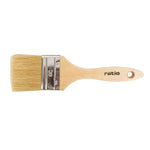 Brocha plana RATIO Nº 30 para aplicación de tratamientos de superficie y bricolaje.