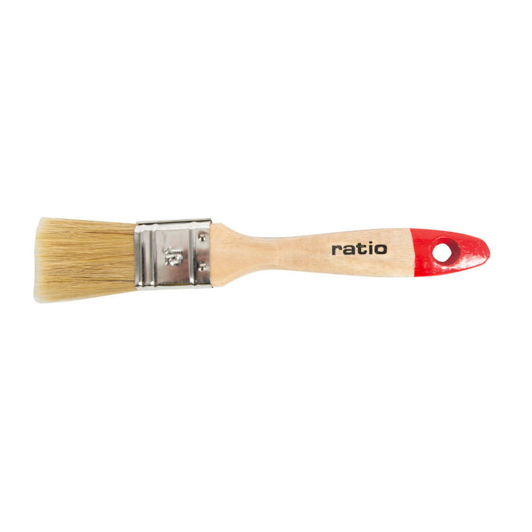 Brocha plana RATIO serie punta roja ideal para preparación de superficies y bricolaje