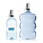 Comparativa del dispensador de agua InnovaGoods en garrafas de diferentes tamaños y capacidades.