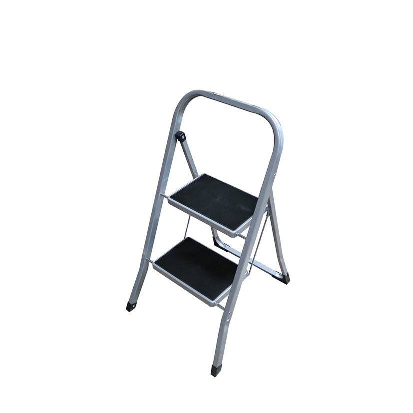 Escalera pequeña de acero HABITEX Ultra Slim de 2 peldaños para uso doméstico