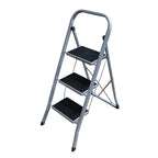 Escalera plegable HABITEX Ultra Slim de 3 peldaños con plataforma de seguridad