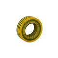 Cinta aislante Plymouth N12 color amarillo y verde para señalización de toma de tierra