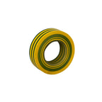 Cinta aislante Plymouth N12 color amarillo y verde para señalización de toma de tierra