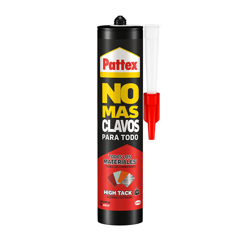 Cartucho Pattex No Más Clavos Para Todo High Tack 446g adhesivo de montaje blanco agarre inmediato.