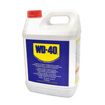 Garrafa de 5 litros de lubricante multiuso WD-40 para uso industrial y profesional.