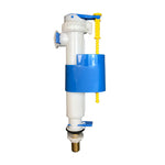 Grifo de carga para cisterna Tecnoagua T-469 con boya azul y conexión de latón para tanque bajo.