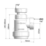 Sifón Botella Mini Extensible Tecnoagua T-4 / T-4M