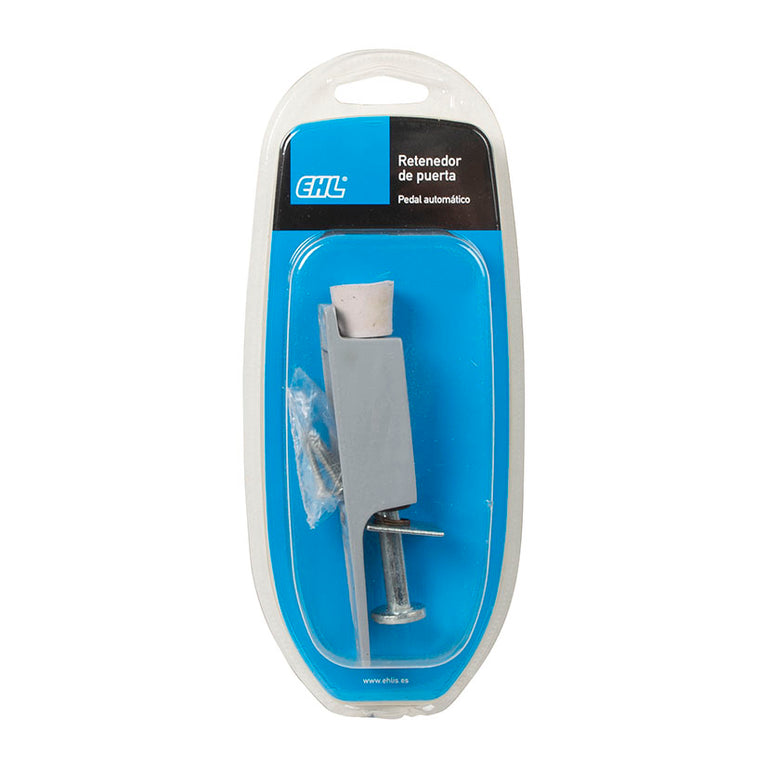 Blíster de retenedor de puerta EHL con pedal automático y tornillos de montaje incluidos