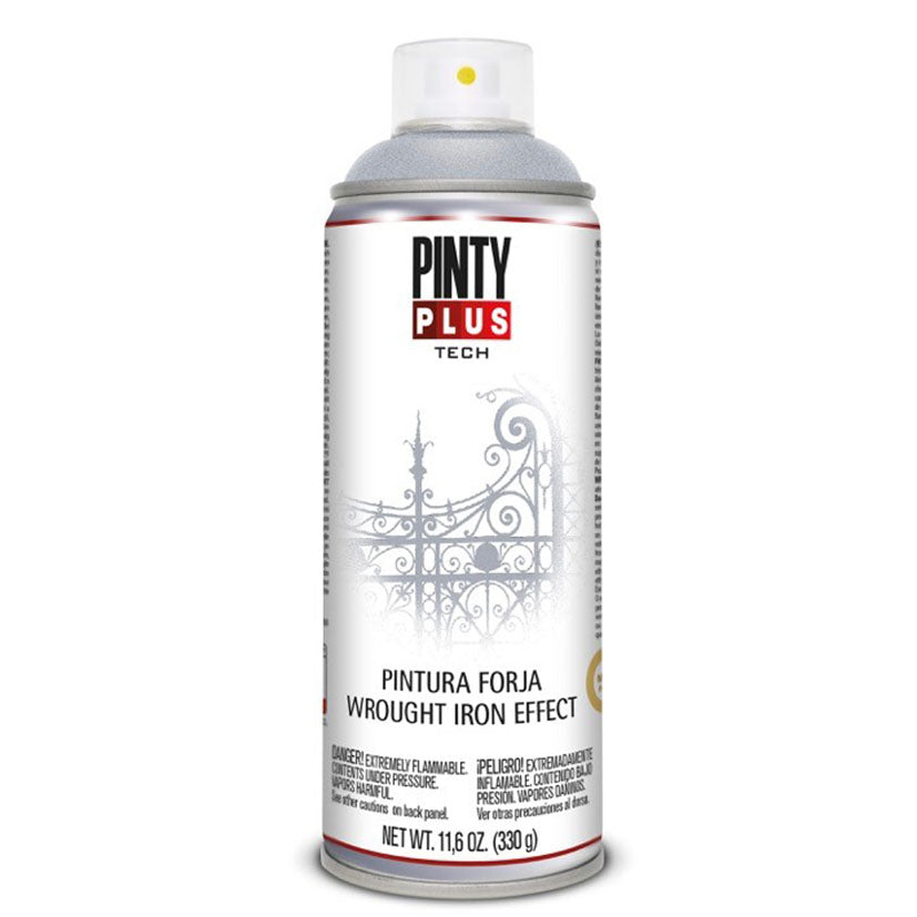 Spray Pintyplus Tech Pintura Forja color gris efecto hierro antiguo 400ml