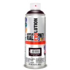 Pintura en spray Pintyplus Evolution Negro Satinado RAL 9005 400ml acabado profesional