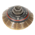 Cepillo taza cónico Ratio ProSeries 100mm con guarda protectora y rosca M14 para miniamoladora.