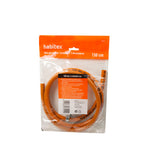 Pack de tubo de gas butano Habitex de 150 cm en su embalaje original con especificaciones técnicas