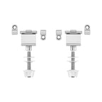Kit de bisagras y herrajes de acero inoxidable para instalación de tapa WC Roca Victoria