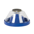 Recogedor de polvo RATIO 6264 con depósito transparente y base azul para taladros.