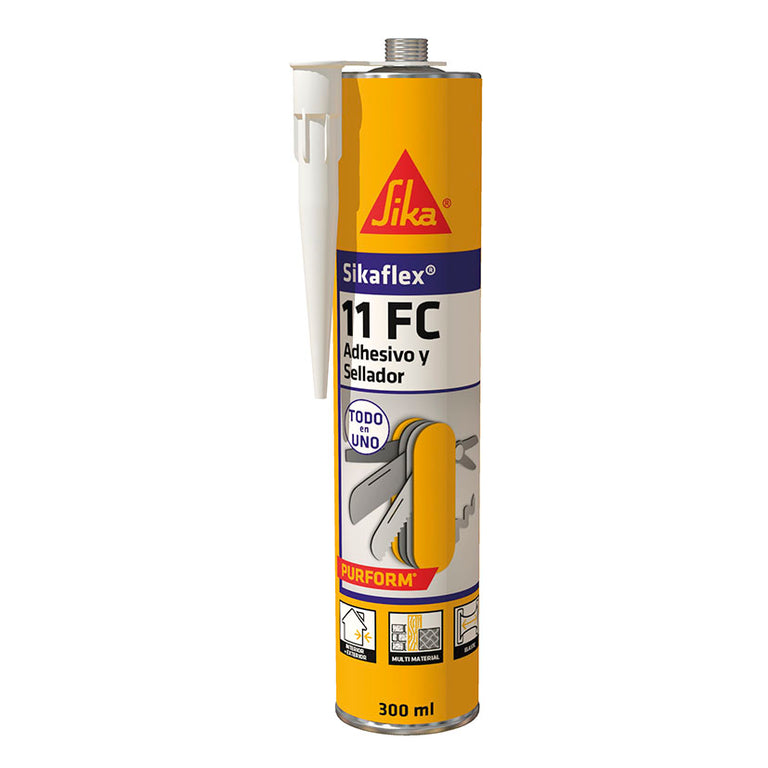 Sikaflex-11 FC Purform: Adhesivo Multiusos y Sellador Elástico de Alta Prestacion