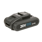 Batería compacta RATIO Share System 20V 2.0 Ah de alta eficiencia y diseño ergonómico.