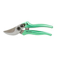 Tijera de poda LISTA Metallic verde con cuchillas de acero SK-5 y mango ergonómico ABS.
