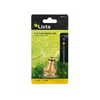 Embalaje original del conector de manguera a grifo LISTA serie latón resistente referencia 8700N73.
