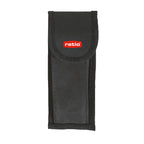 Funda protectora de nailon negra con logotipo RATIO para multiherramientas