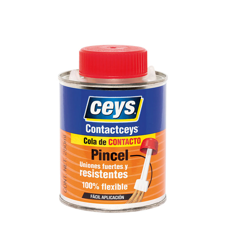 Pegamento de contacto CEYS Contactceys con pincel formato 250ml fácil aplicación