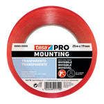 Rollo industrial de cinta doble cara tesa PRO Mounting transparente 25m x 19mm