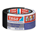 Cinta americana profesional TESA Pro Strong negra 25m x 50mm alta resistencia